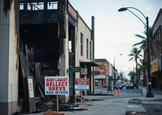 Fort Myers Fire Affects Local Economy