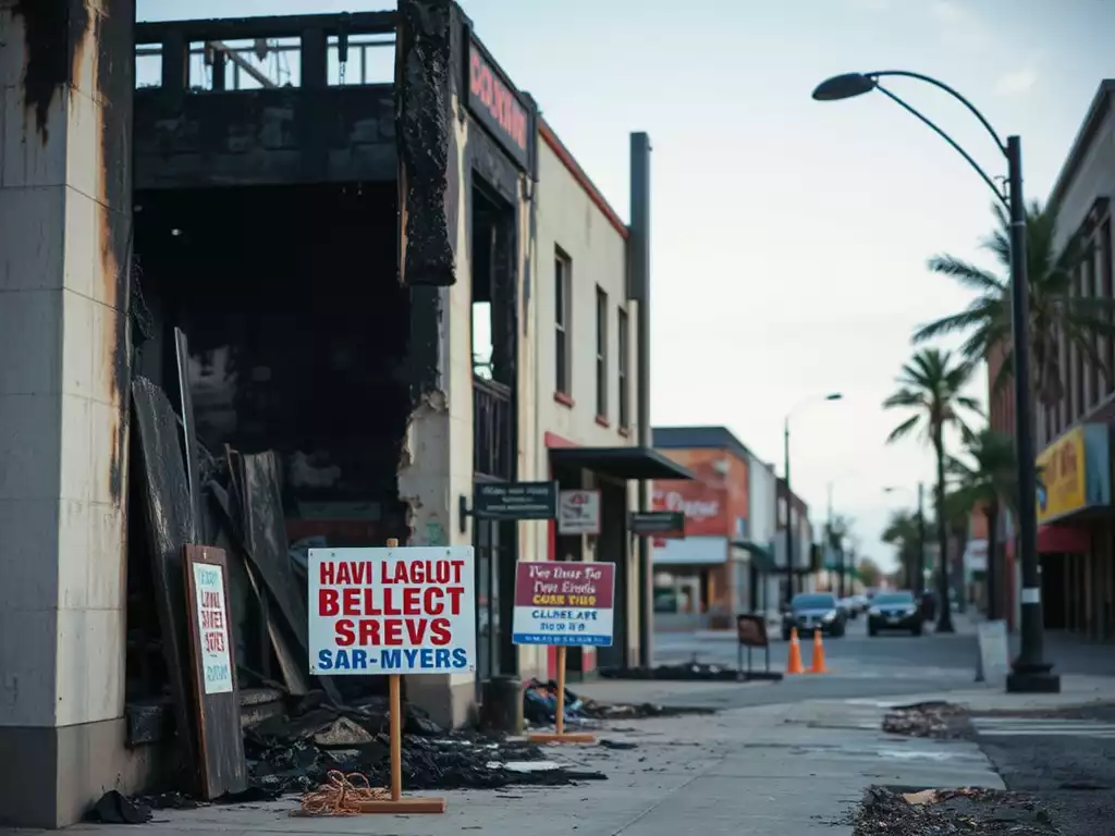 Fort Myers Fire Affects Local Economy