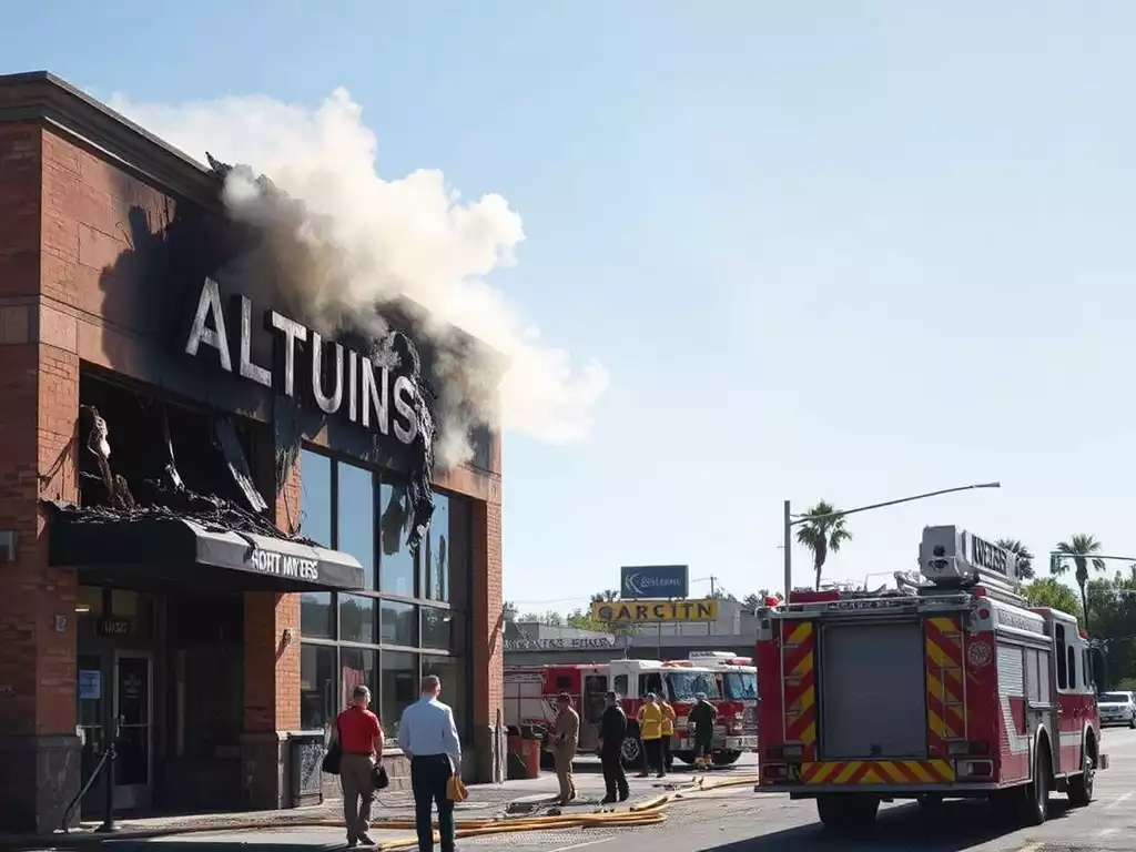 Fire Destroys Fort Myers Business Building