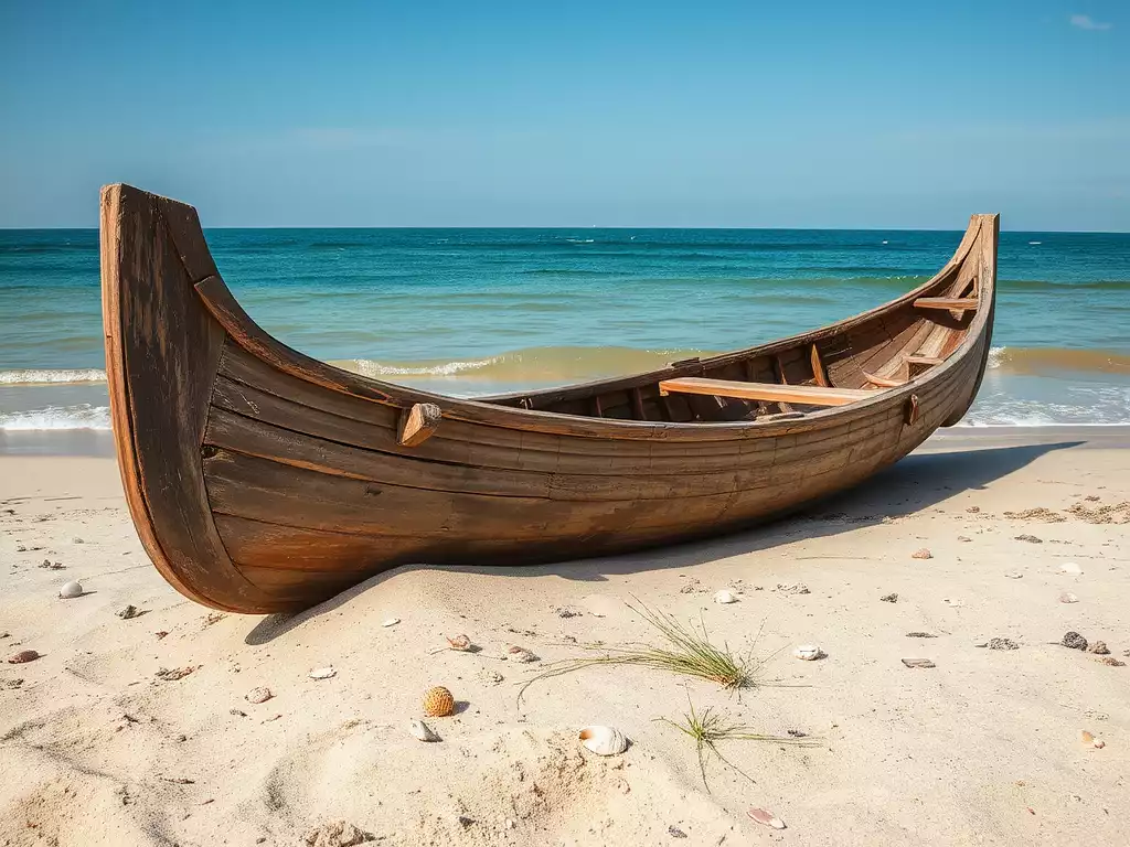 Ancient Canoe Found After Hurricane