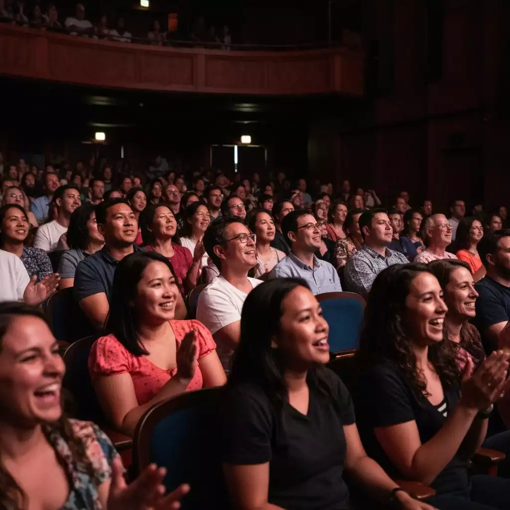 Audience enjoying a live theater performance in Fort Myers